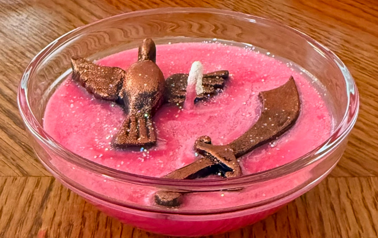 Egyptian rose soy candle