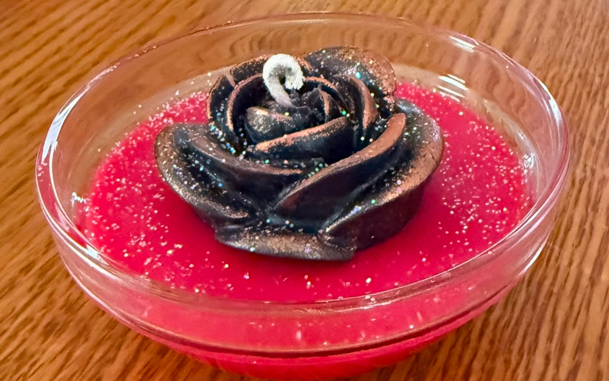 Egyptian rose soy candle