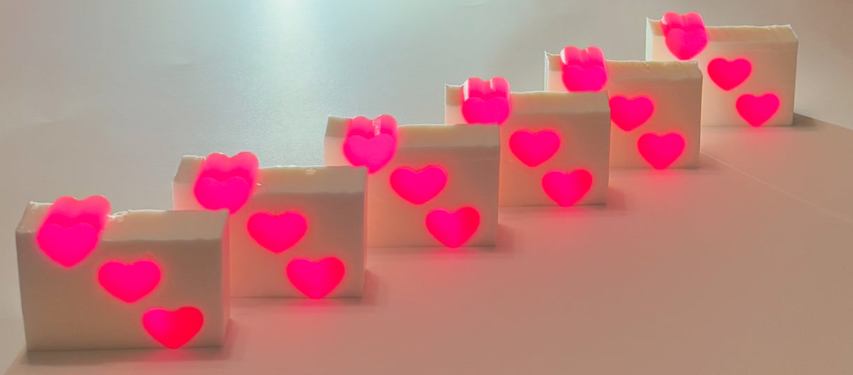 Strawberry & champagne goat milk soap