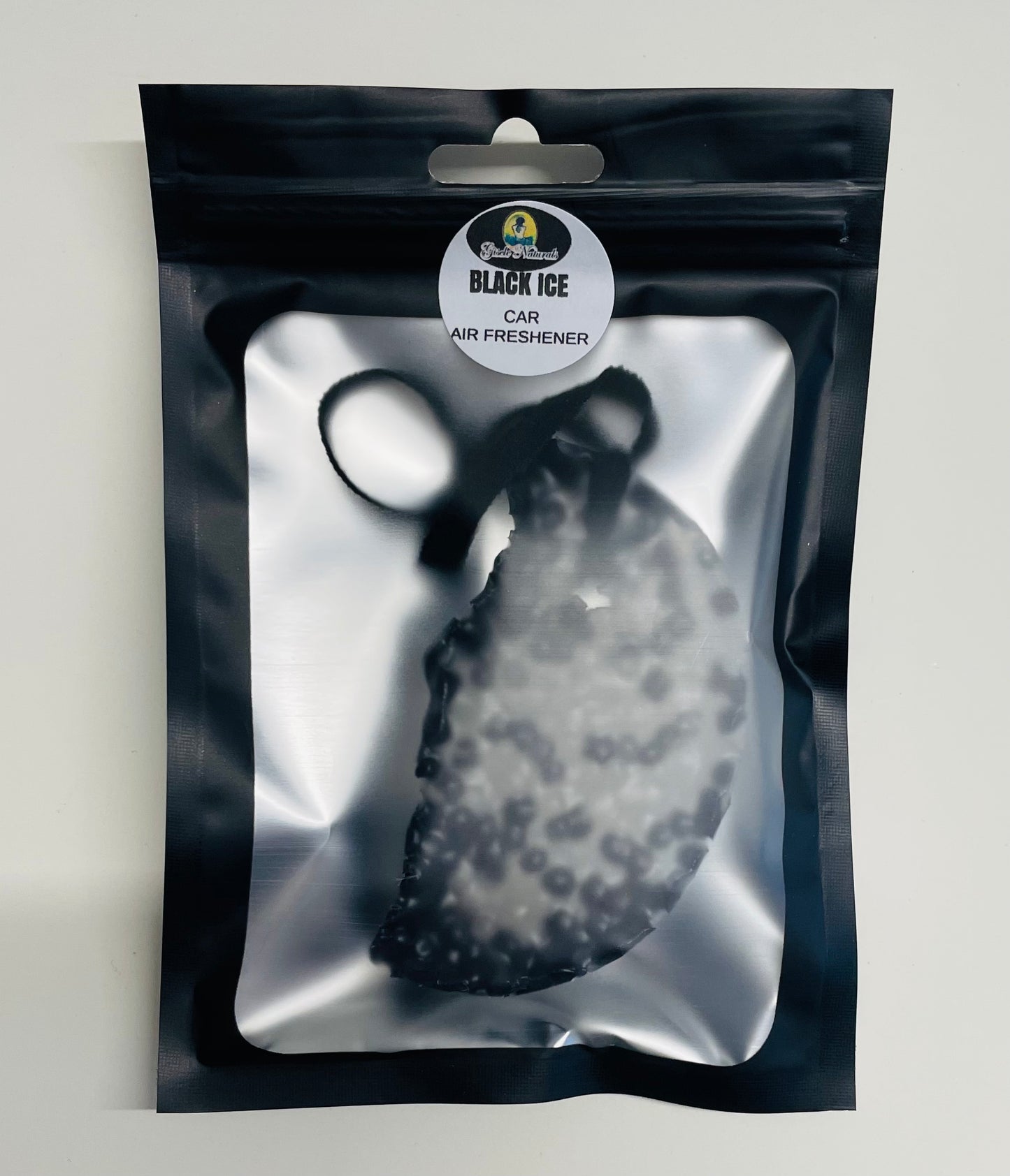 Black ice car air freshener