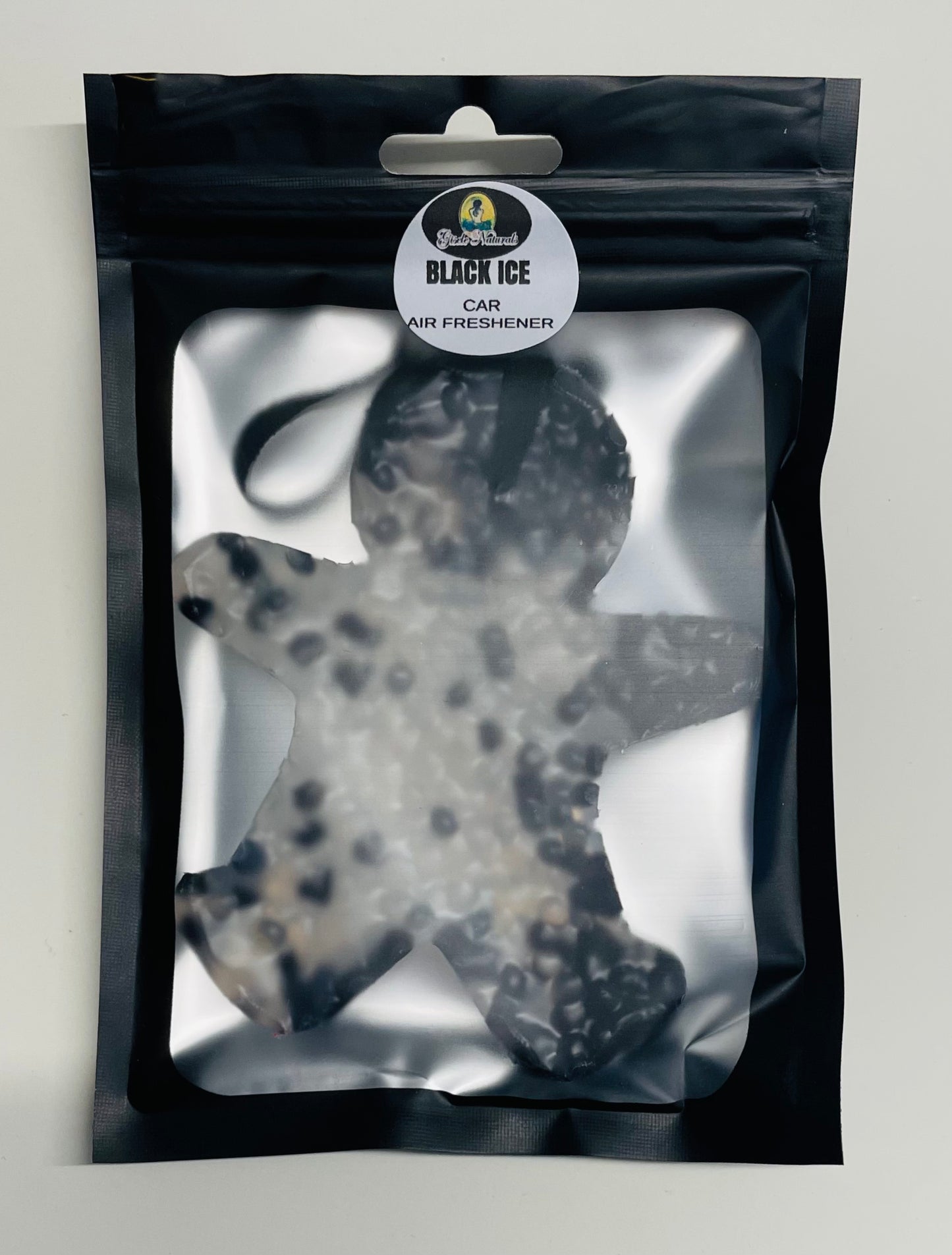 Black ice car air freshener