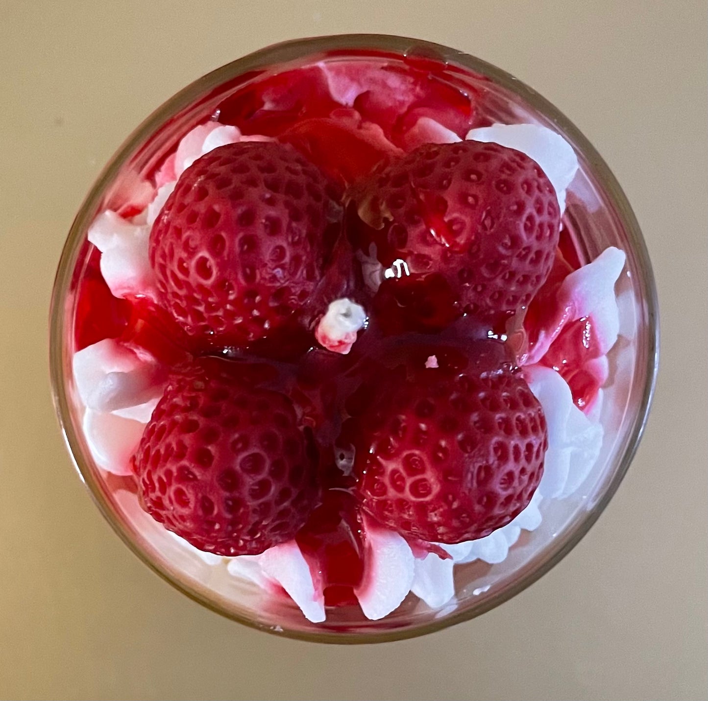Strawberry shortcake soy candle