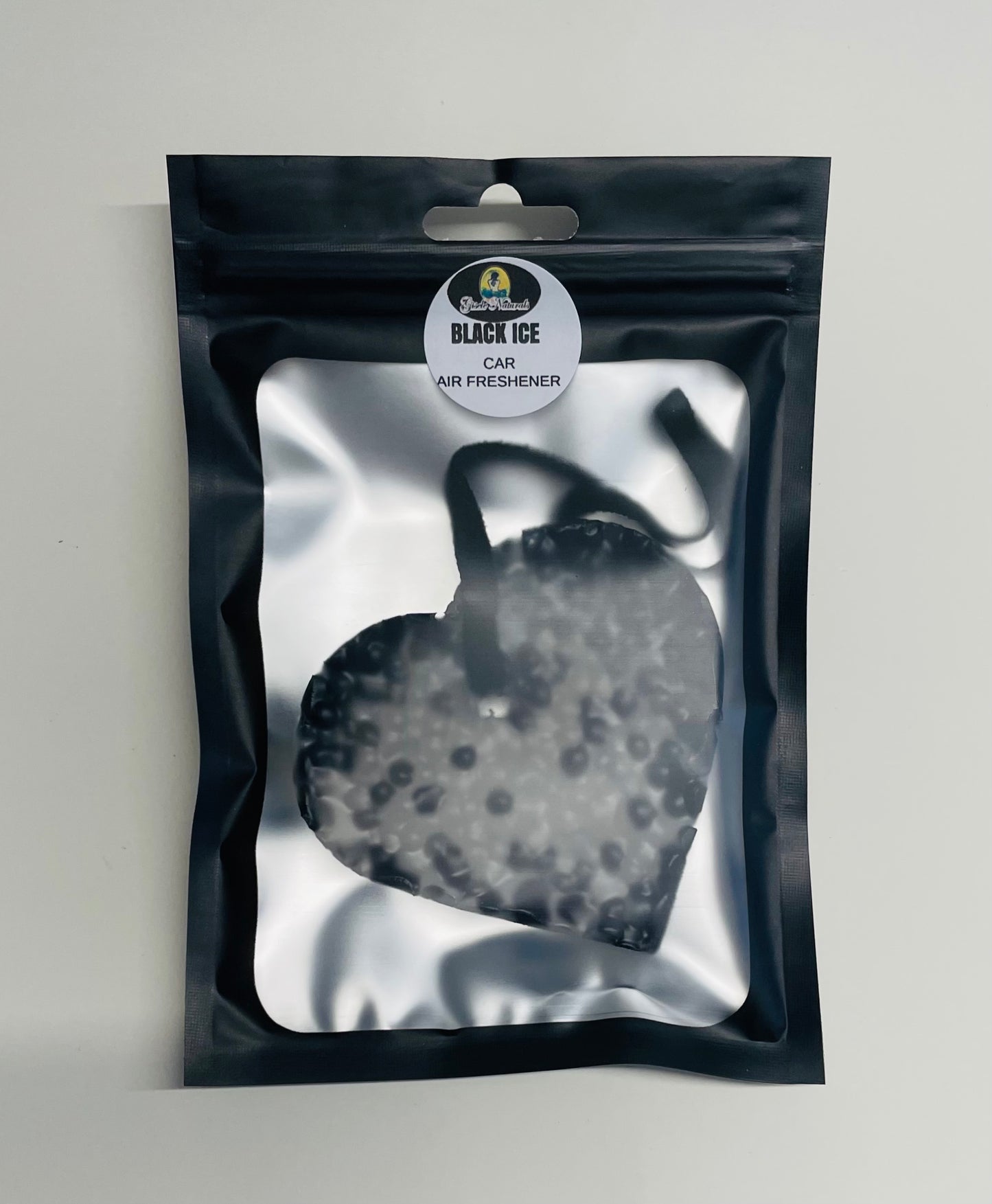 Black ice car air freshener