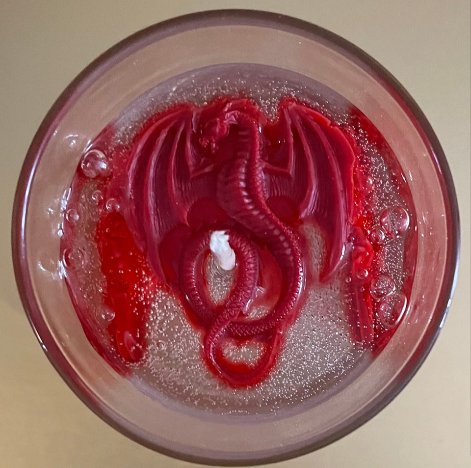 Dragon’s blood candle