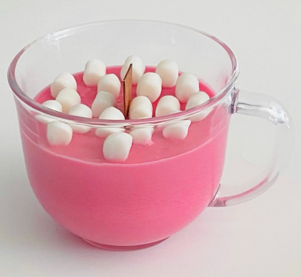 Strawberry hot chocolate