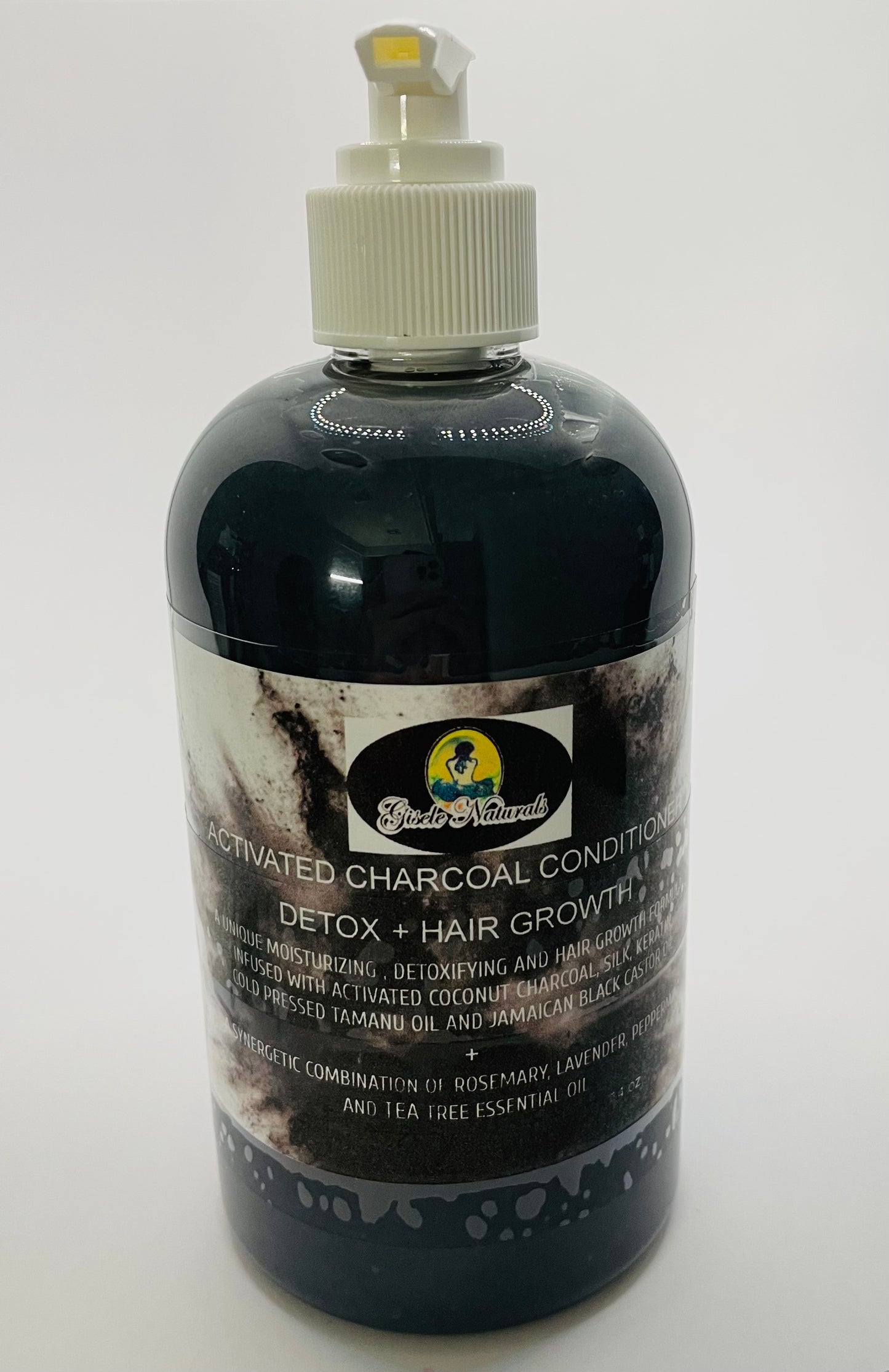Activated charcoal hair conditioner