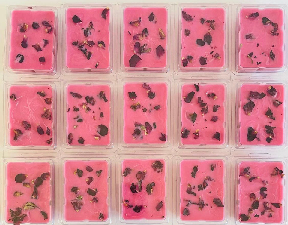 Rose wax melts