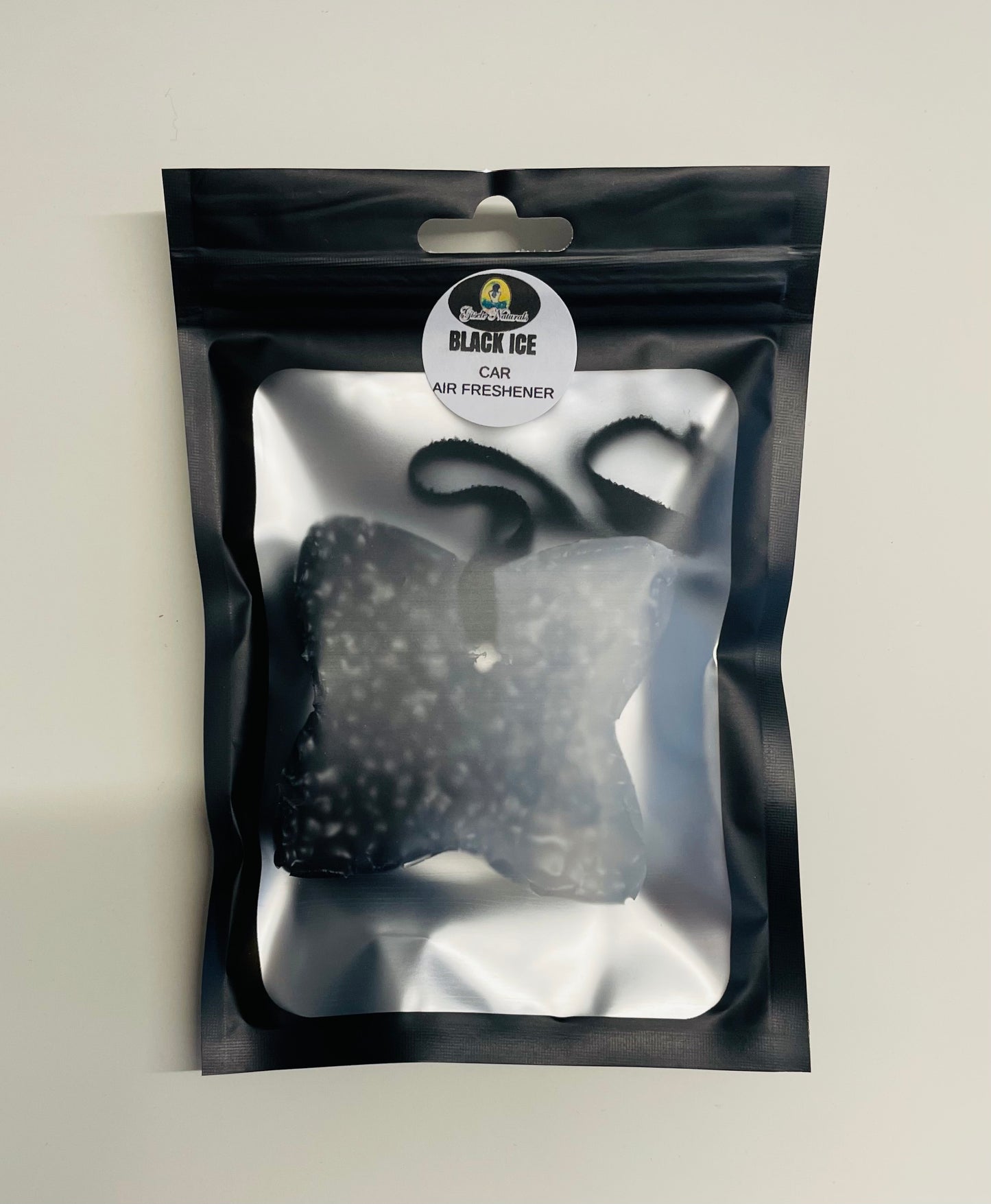 Black ice car air freshener