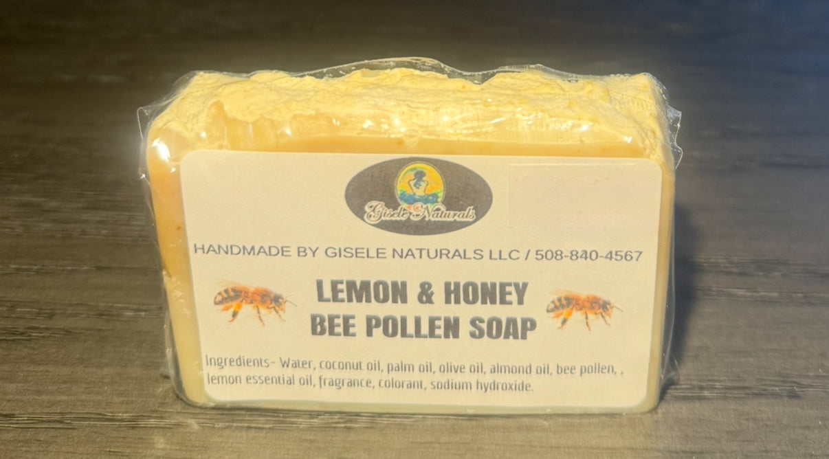 Lemon & Honey bee pollen soap