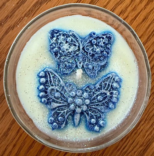 Sea flowers candle