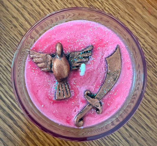 Egyptian rose soy candle