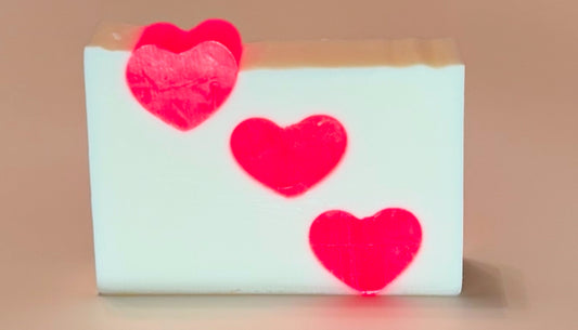 Strawberry & champagne goat milk soap