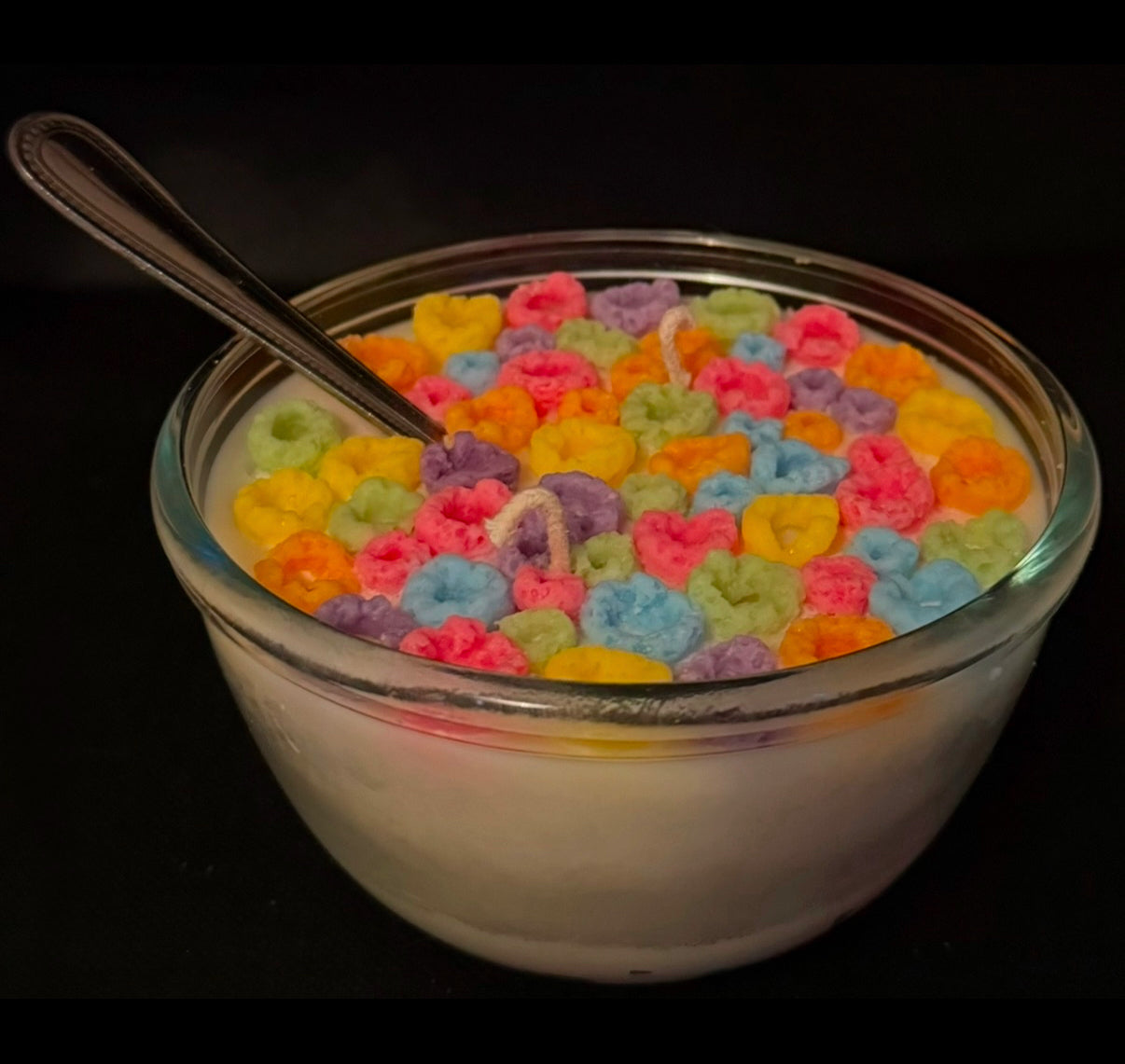 Fruit loops cereal soy candle