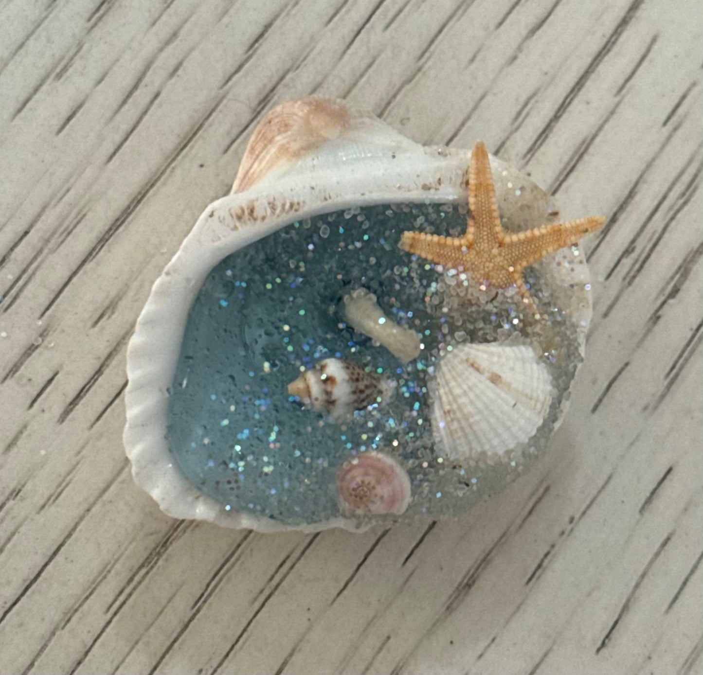 Ocean breeze seashell candle
