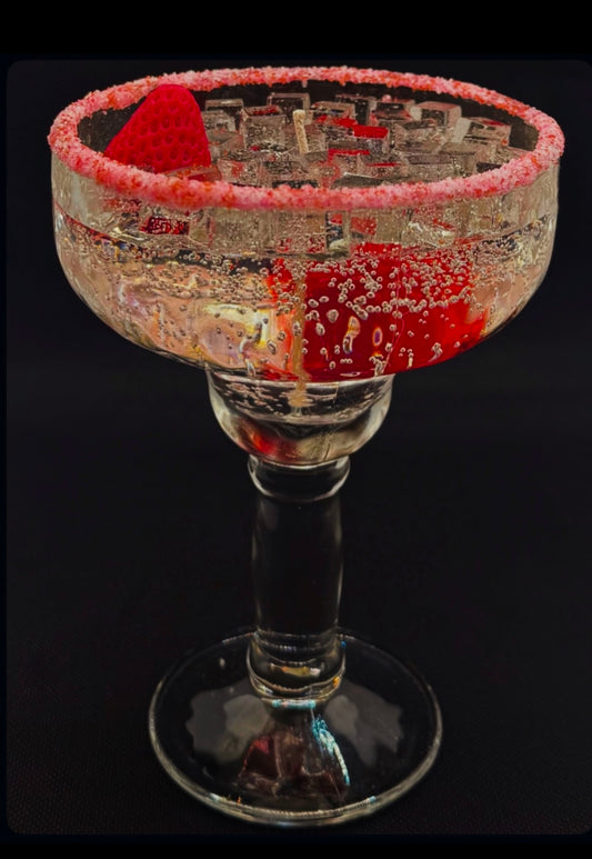 Strawberry margarita candle