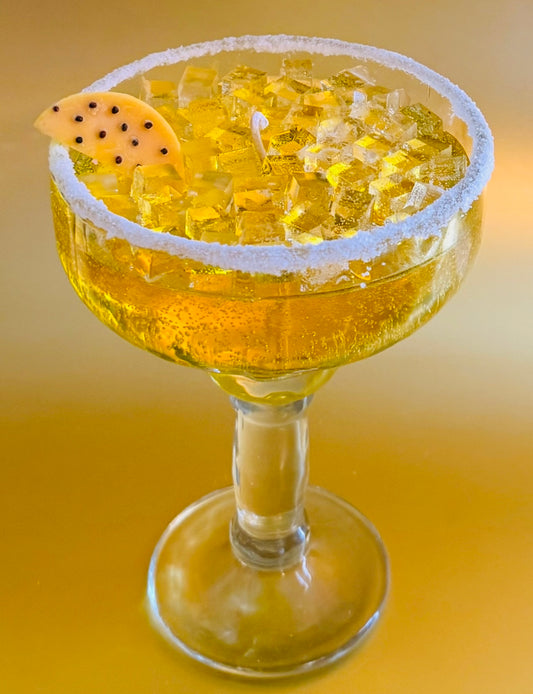 Passion fruit cocktail candle