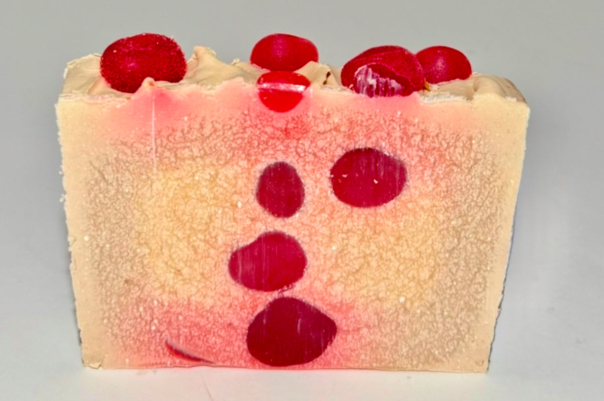 Cherry coconut milk soap