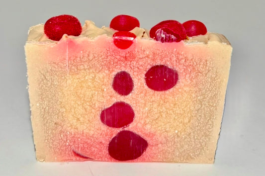 Cherry coconut milk soap