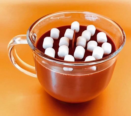 Hot chocolate soy candle