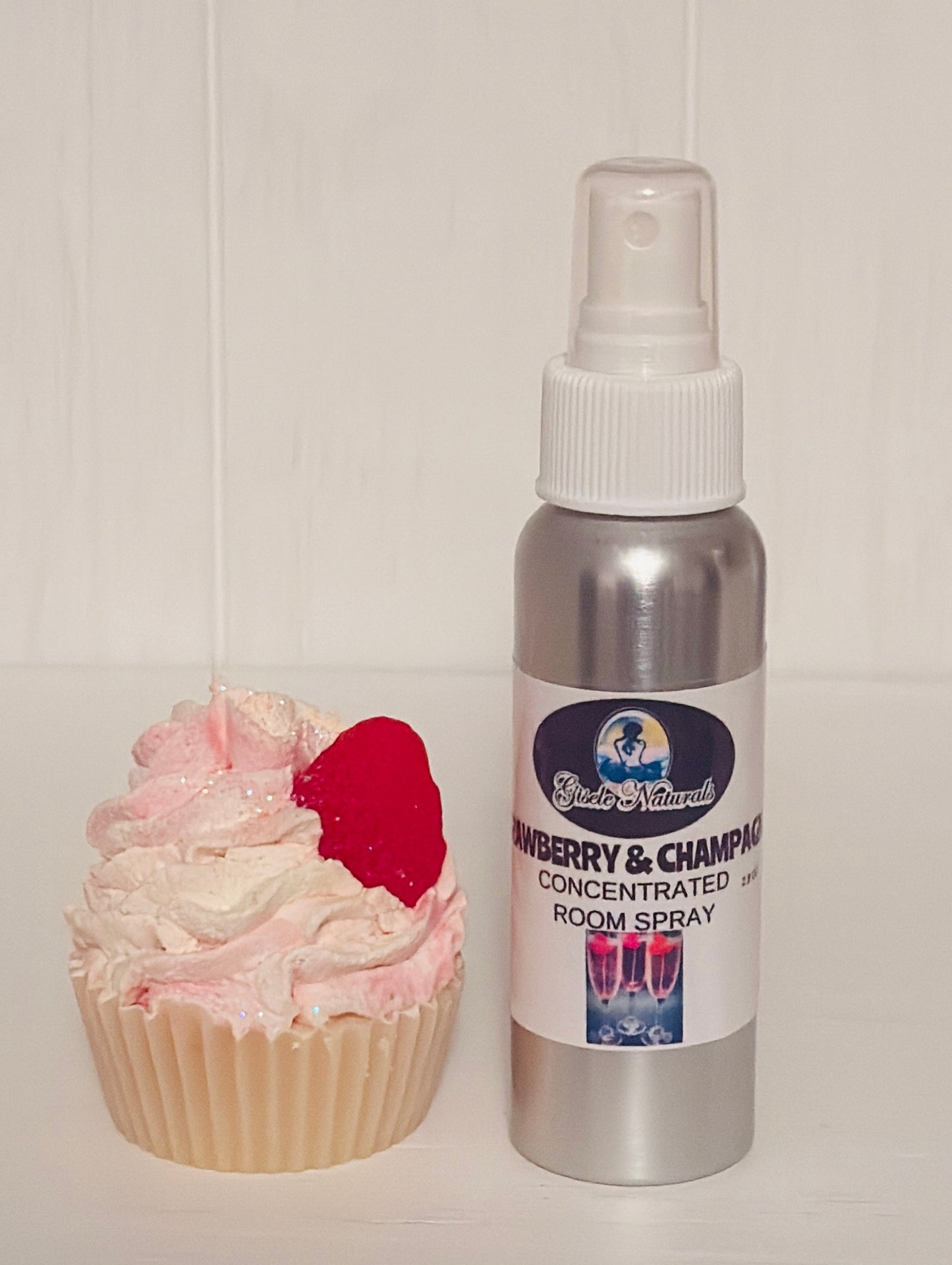 Strawberry & champagne room spray + strawberry & champagne goat milk soap
