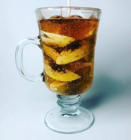 Apple cider gel candle