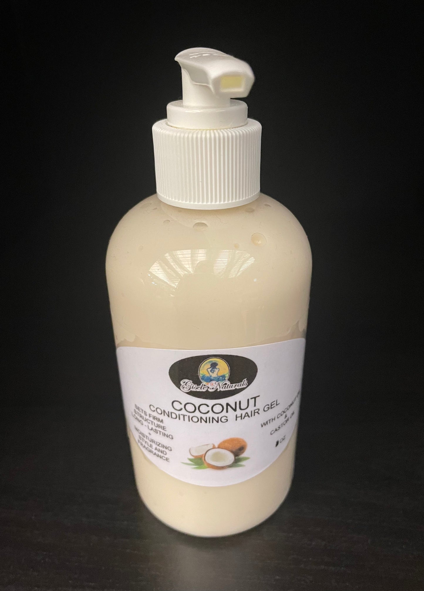 Coconut hair gel