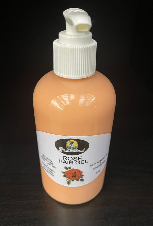 Rose hair gel