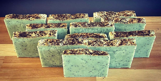 Peppermint & menthol cooling soap